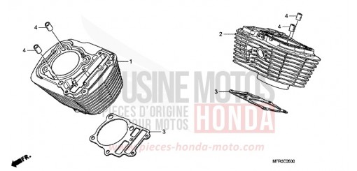 CYLINDRE VT1300CXAA de 2010